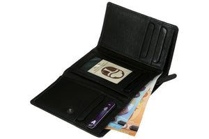 Tinnakeenly leather wallet with coin purse